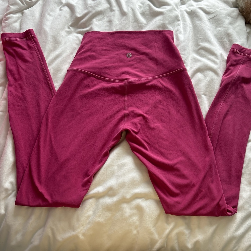 Pink lulu leggings